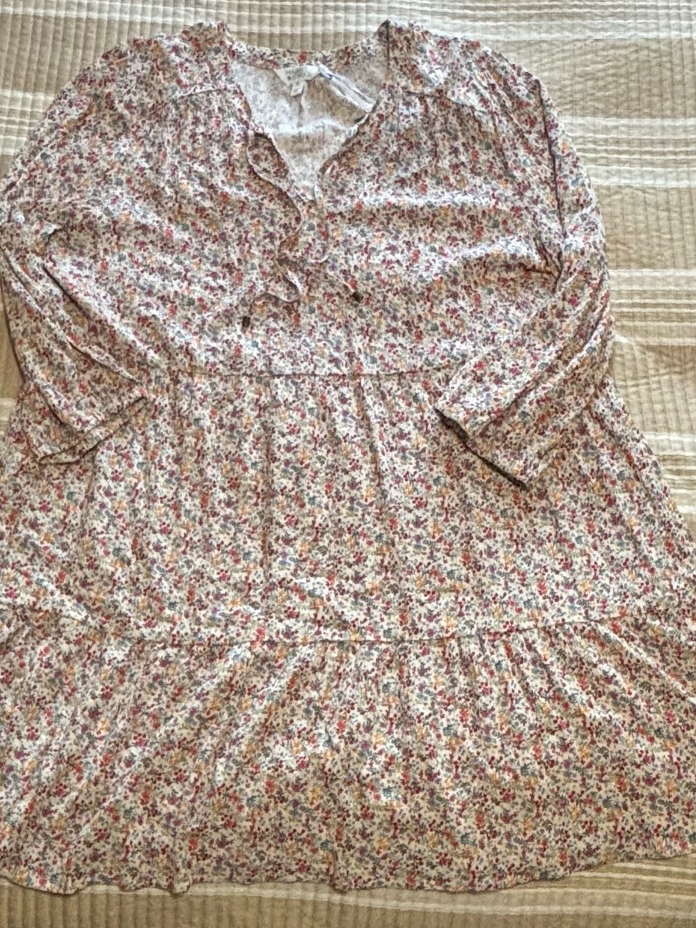 Market and Spruce XXL Tiered Floral Dress